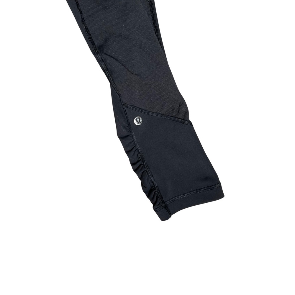 Lululemon Speed Tight III Leggings Black Size 4 Ruched Ankle Zip Pocket - Picture 9 of 9